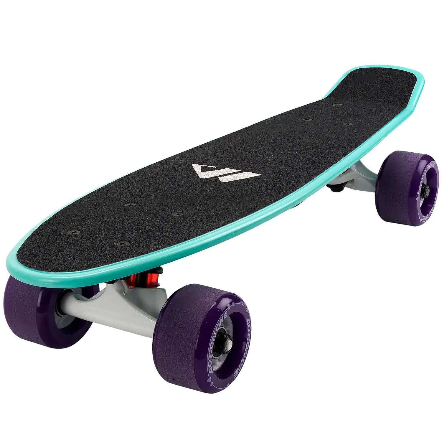 Skateboard Pro Series 22'', ABEC-7, PU, Aluminium truck, Turcoaz 3/7