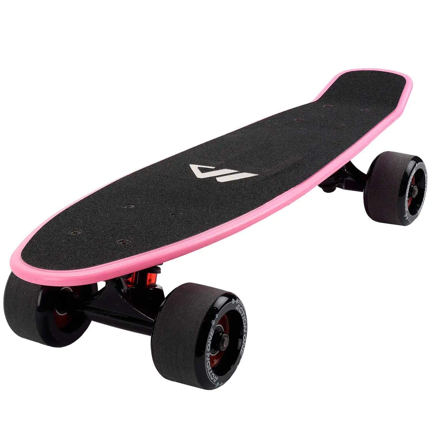 Skateboard Pro Series 22'', ABEC-7, PU, Aluminium truck, Pink 6/7