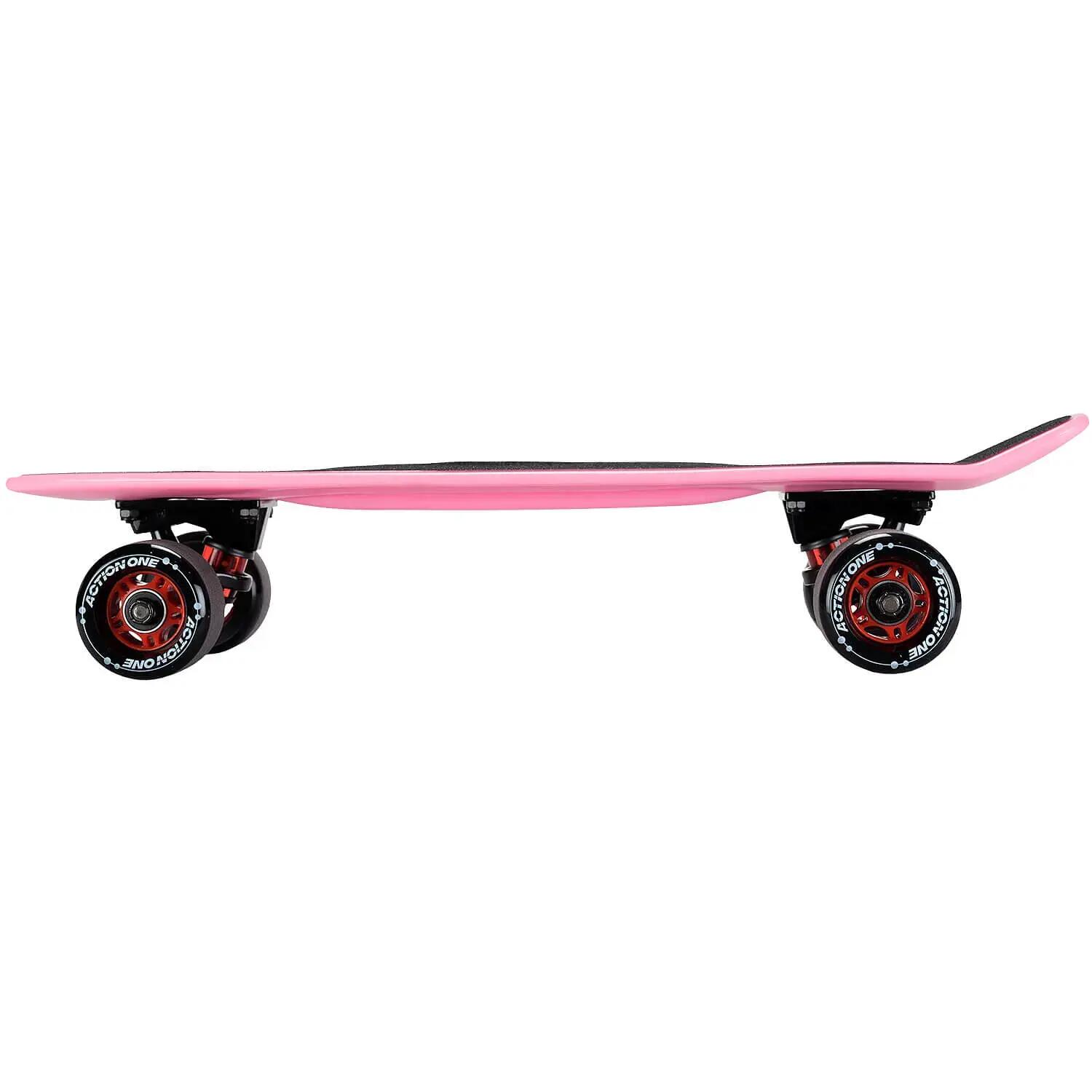 Skateboard Pro Series 22'', ABEC-7, PU, Aluminium truck, Pink 5/7