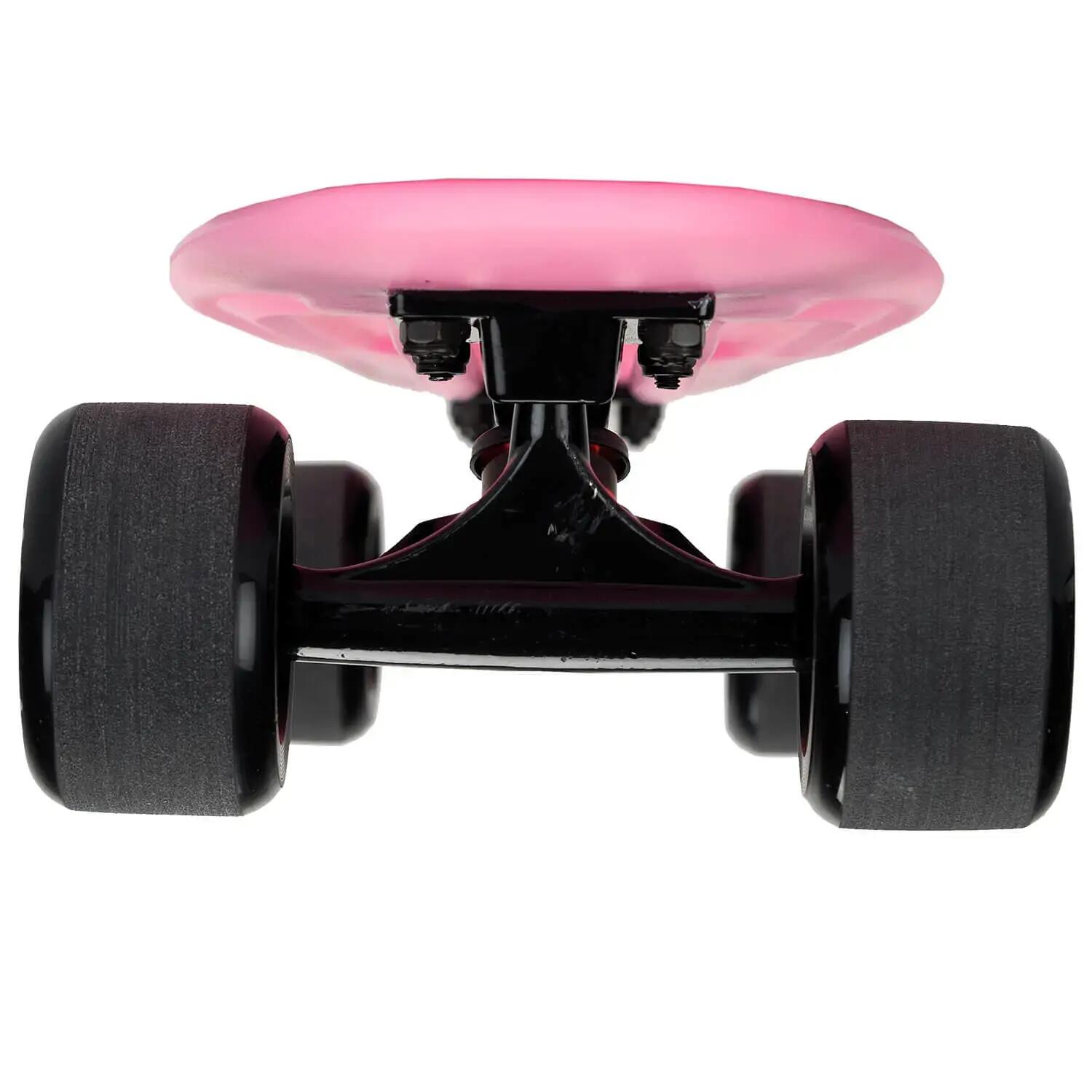 Skateboard Pro Series 22'', ABEC-7, PU, Aluminium truck, Pink 4/7