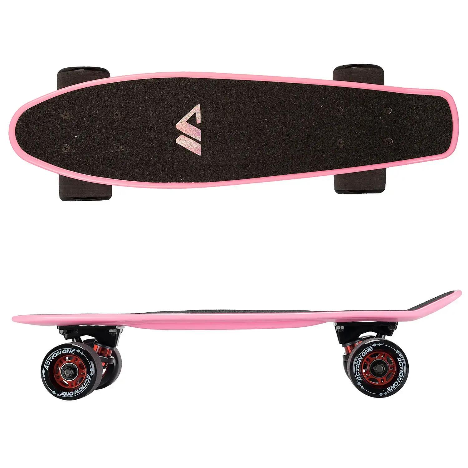 Skateboard Pro Series 22'', ABEC-7, PU, Aluminium truck, Pink 7/7