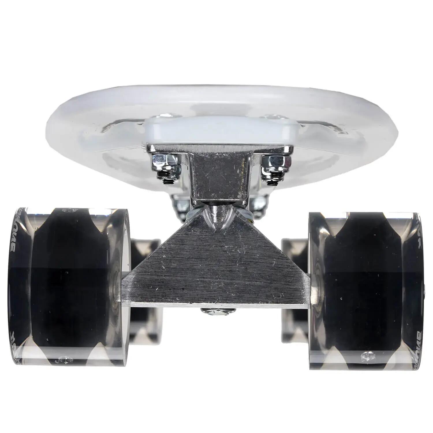 Skateboard cu roti luminoase Dare, 55x15cm, ABEC-7, PU, Aluminium truck 5/7