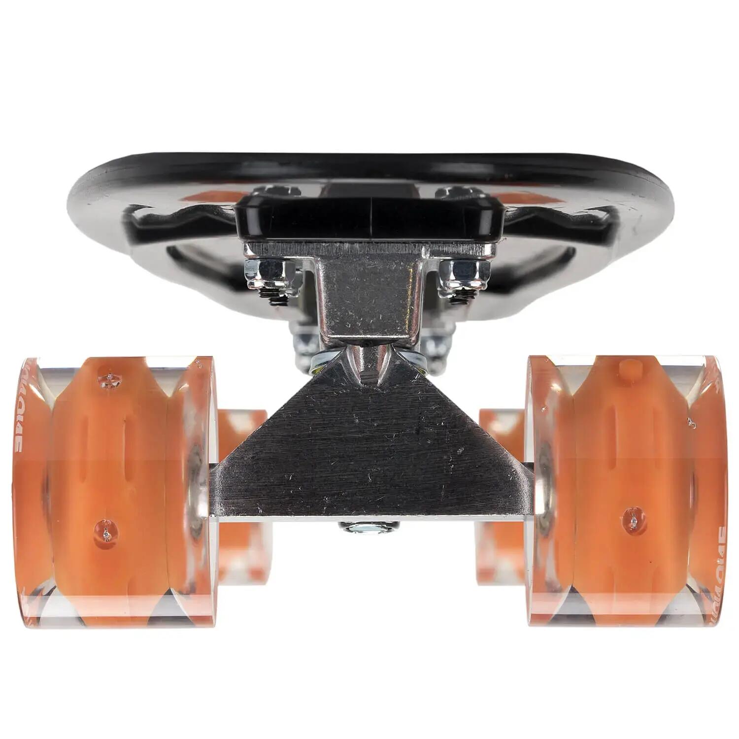 Skateboard cu roti luminoase Warp, 55x15cm, ABEC-7, PU, Aluminium truck 5/7