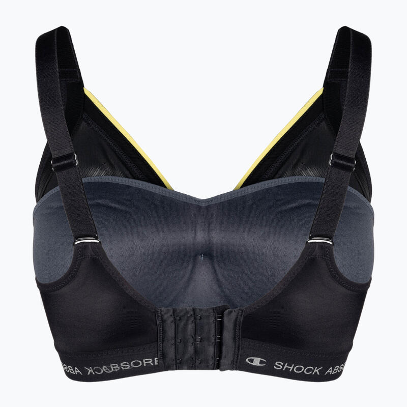 Bustieră fitness adulți Active Shaped Support negru