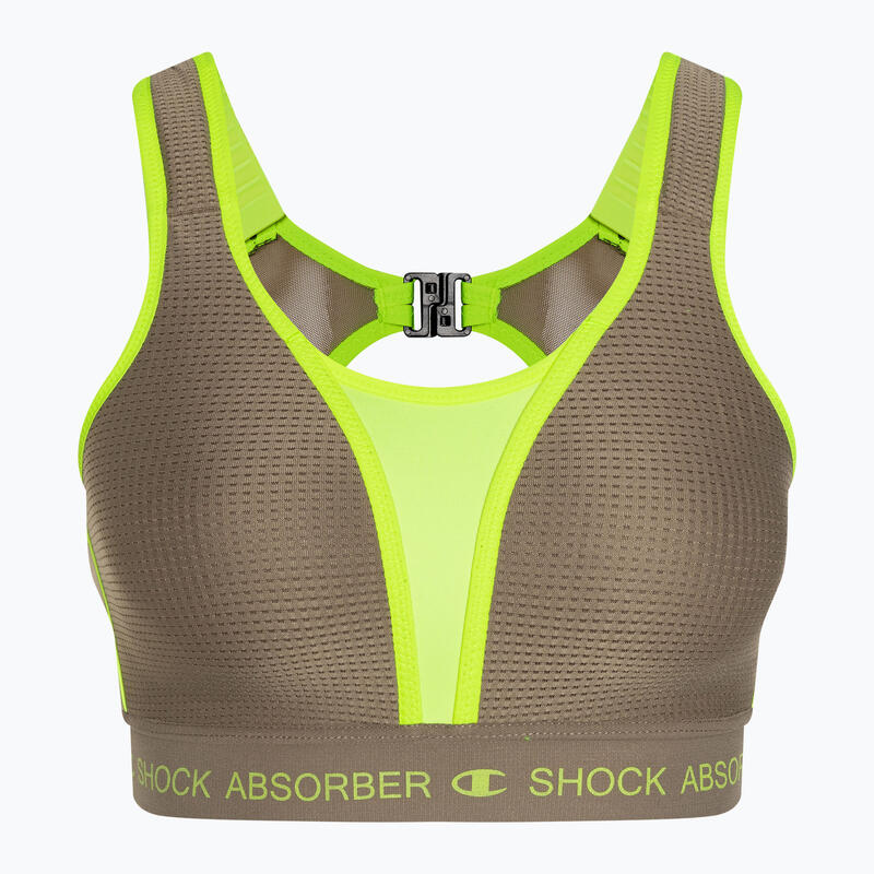 Sujetador acolchado Shock Absorber x Champion Ultimate Run Marrón