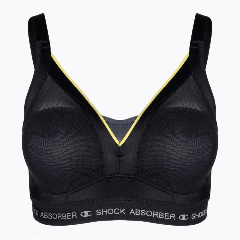 Bustieră fitness Shock Absorber Active Shaped Support, negru