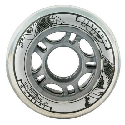 Transparante wielen pu 70x24 82a nils extreme