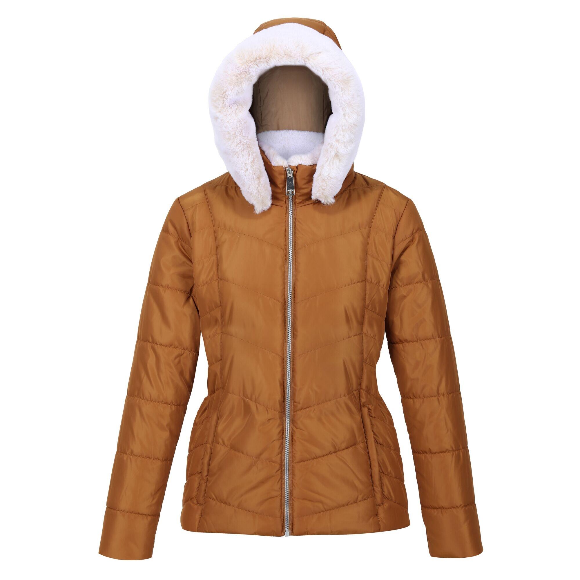 Women's WILDROSE hooded jacket (Rubber)