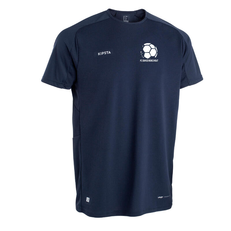 Fc Oxaco-Boechout Voetbalshirt met korte mouwen marineblauw volwassenen XL
