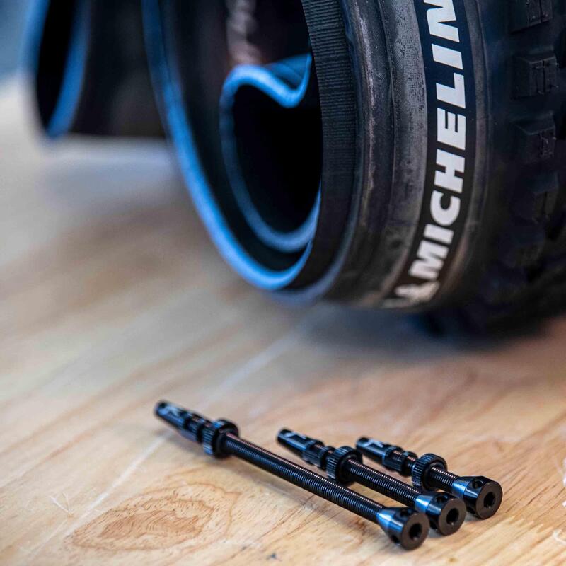Paire de valves tubeless Presta 60mm Démonteobus et capuchons intégrés MICHELIN MICHELIN