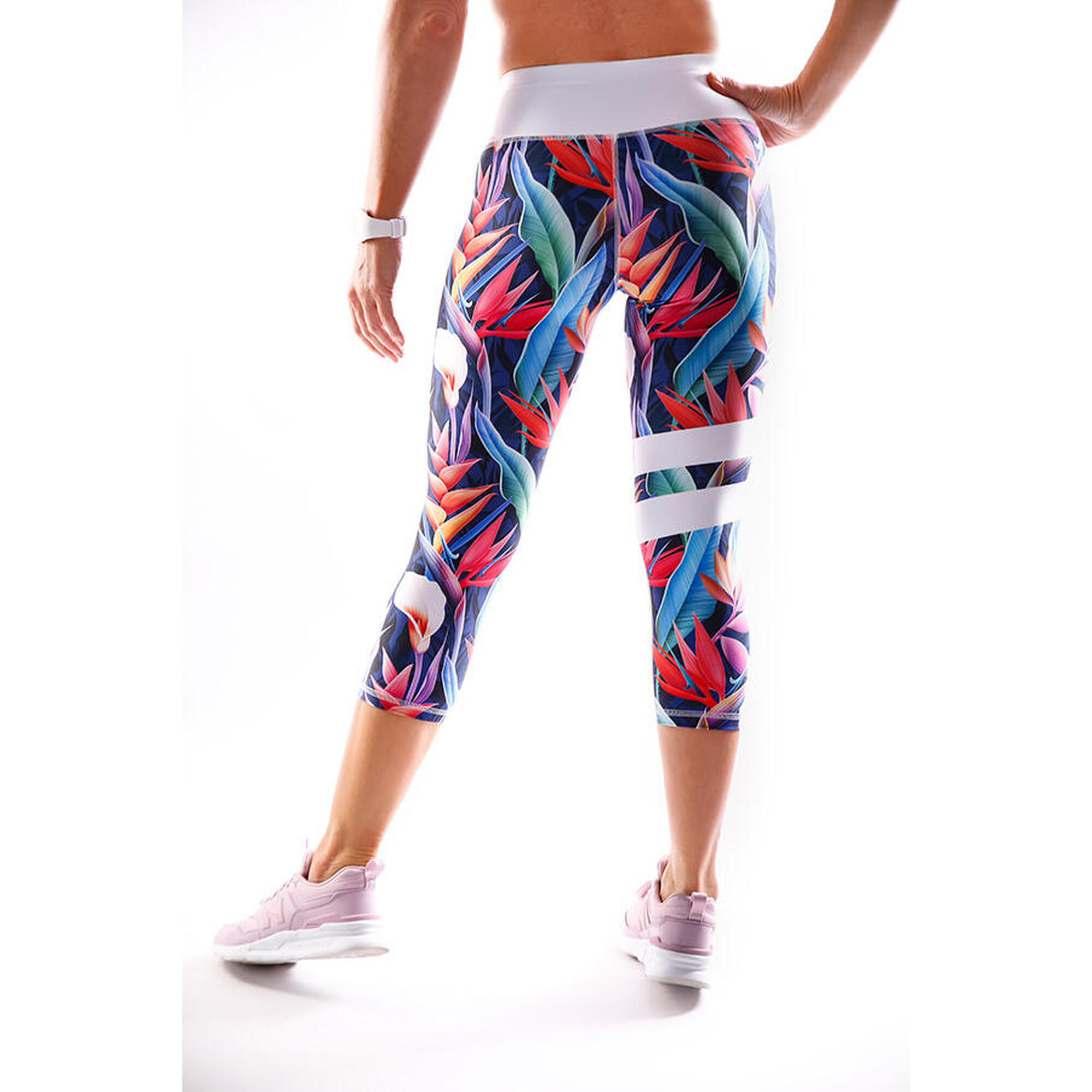 Leginsy krótkie sportowe damskie Cardio Capris