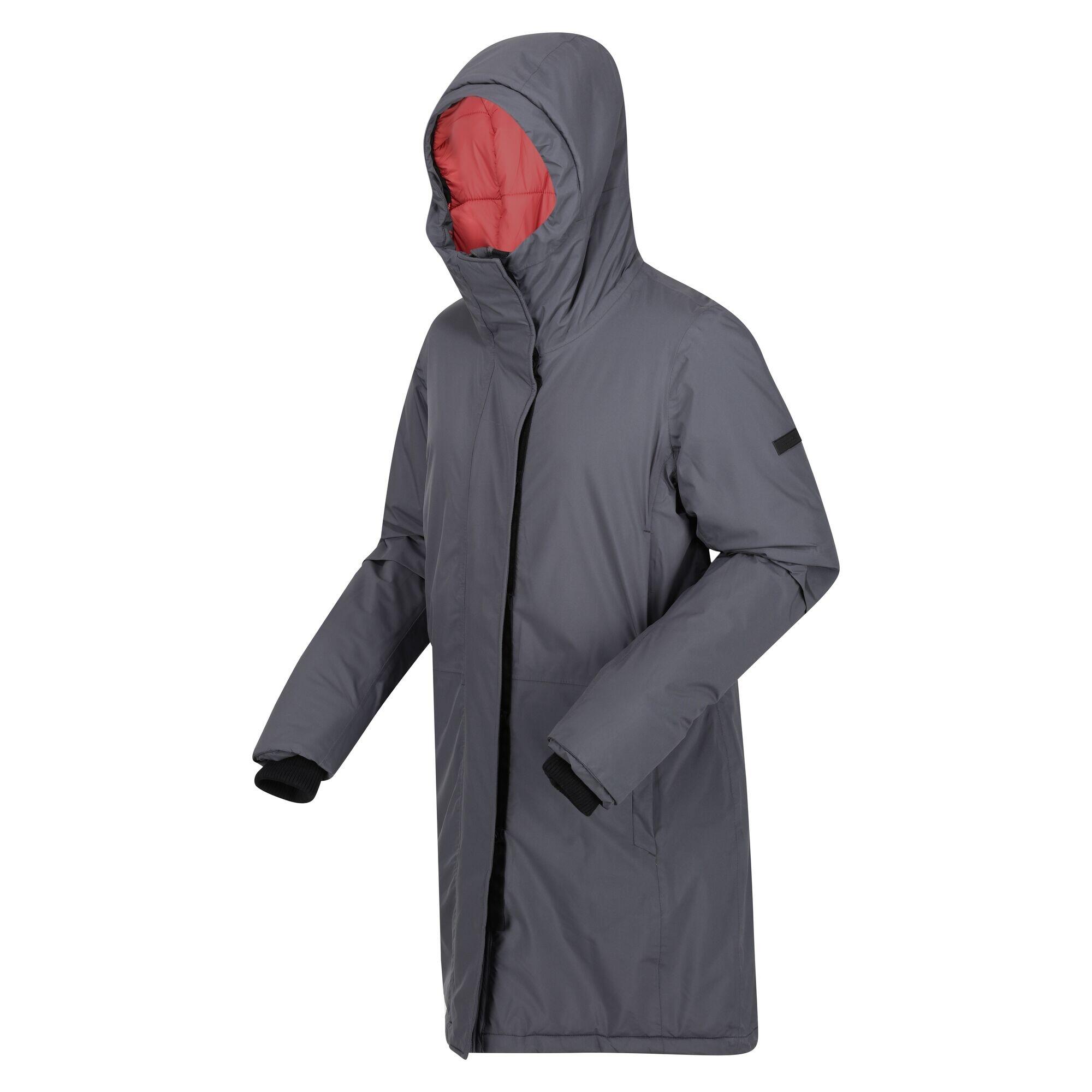 Womens/Ladies Yewbank III Waterproof Jacket (Seal Grey/Mineral Red) 3/5