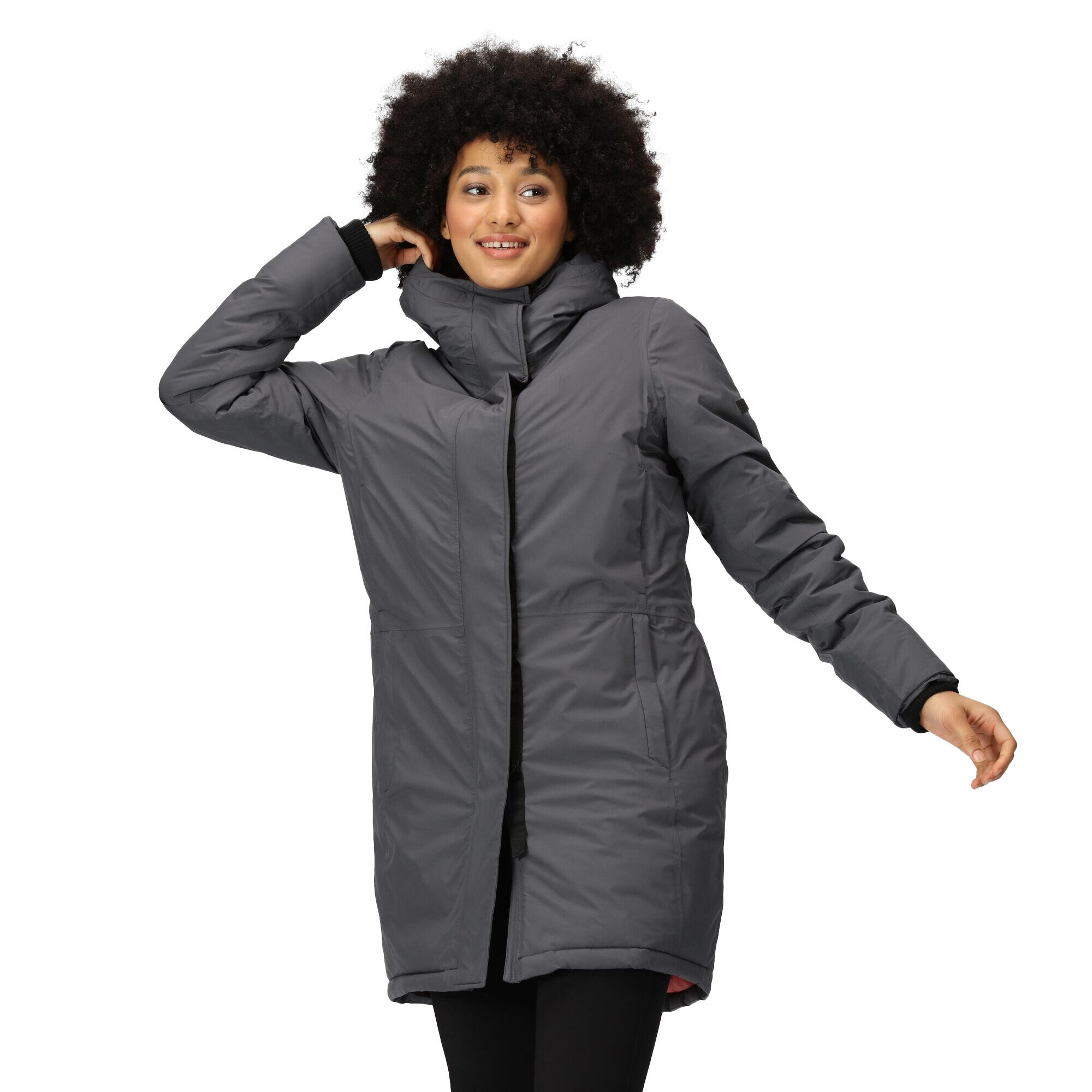 Womens/Ladies Yewbank III Waterproof Jacket (Seal Grey/Mineral Red) 4/5