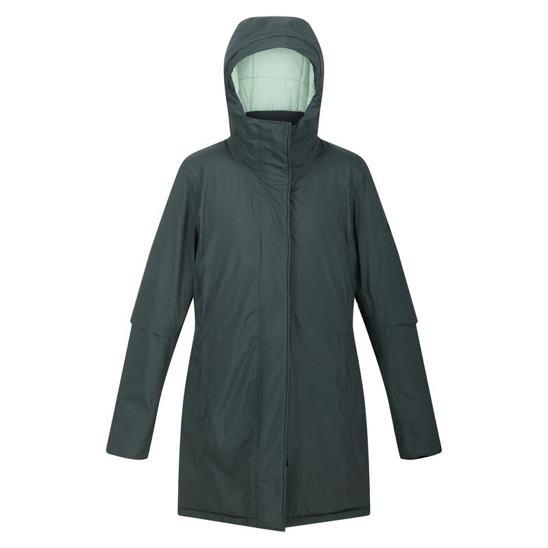 Chaqueta Impermeable Yewbank III para Mujer Abeto Oscuro, Verde Tranquilo