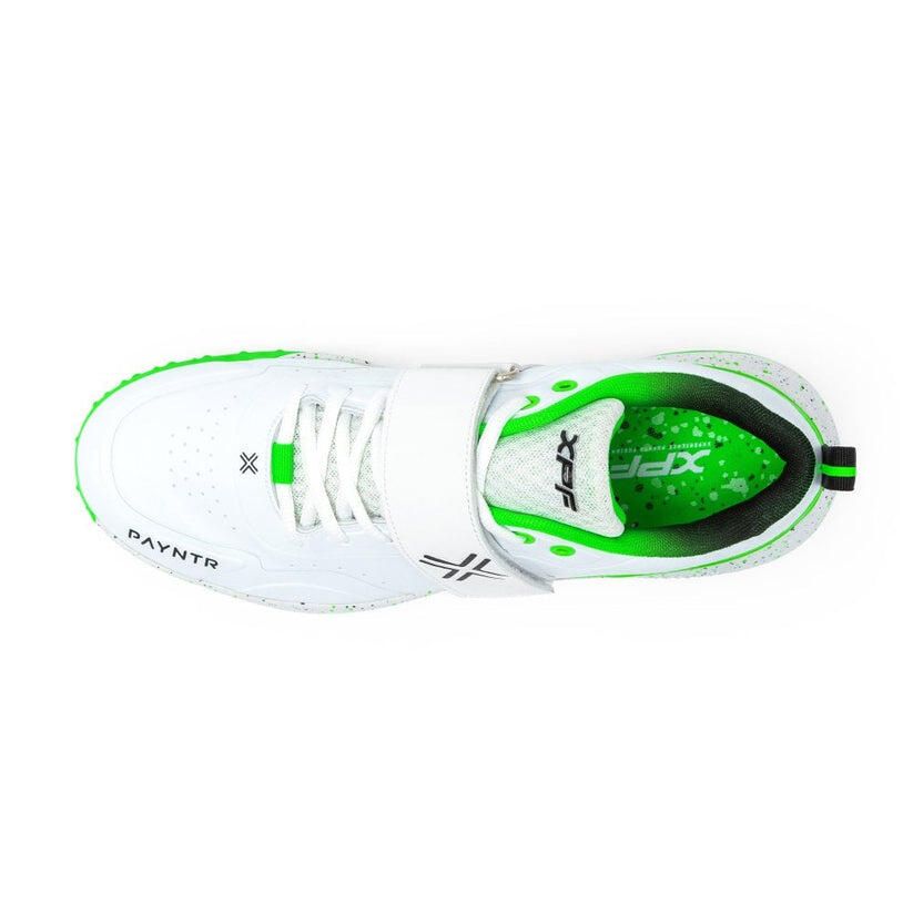 PAYNTR XPF-P6 Bowling Cricket Spike - White & Green 3/3