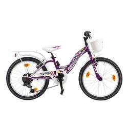 Bicicleta para niños de 18/20 pulgadas Bicicletas de montar para niños de 7  a 14 años, 2 colores, con guardabarros y soportes de bicicleta