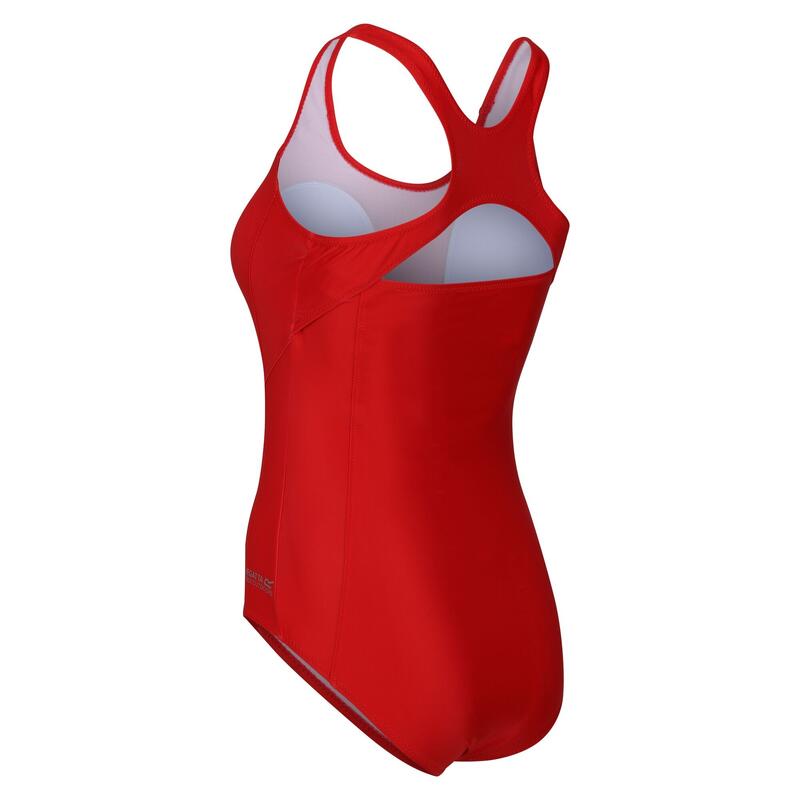 Maillot de bain 1 pièce ACTIVE Femme (Rouge cadmium)