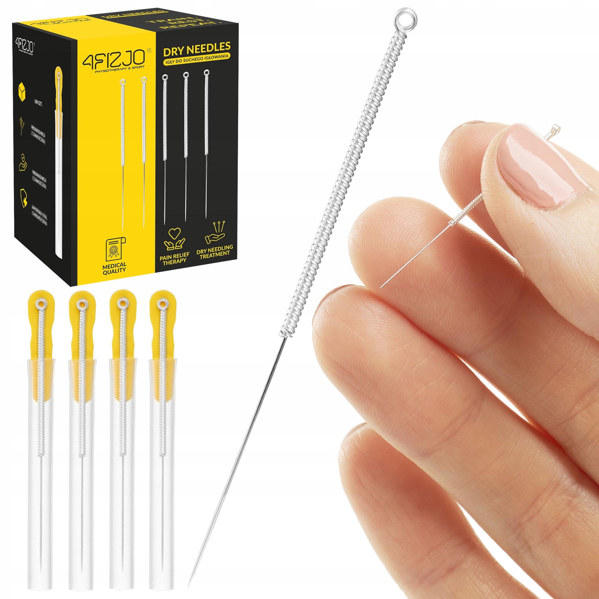 4FIZJO Akupunkturní jehly s trubičkou 100 ks. 0,25 x 25mm 4FIZJO