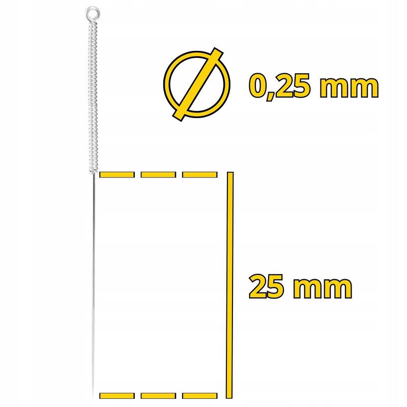 Igły do akupunktury z prowadnicą 4FIZJO 0,25x25mm