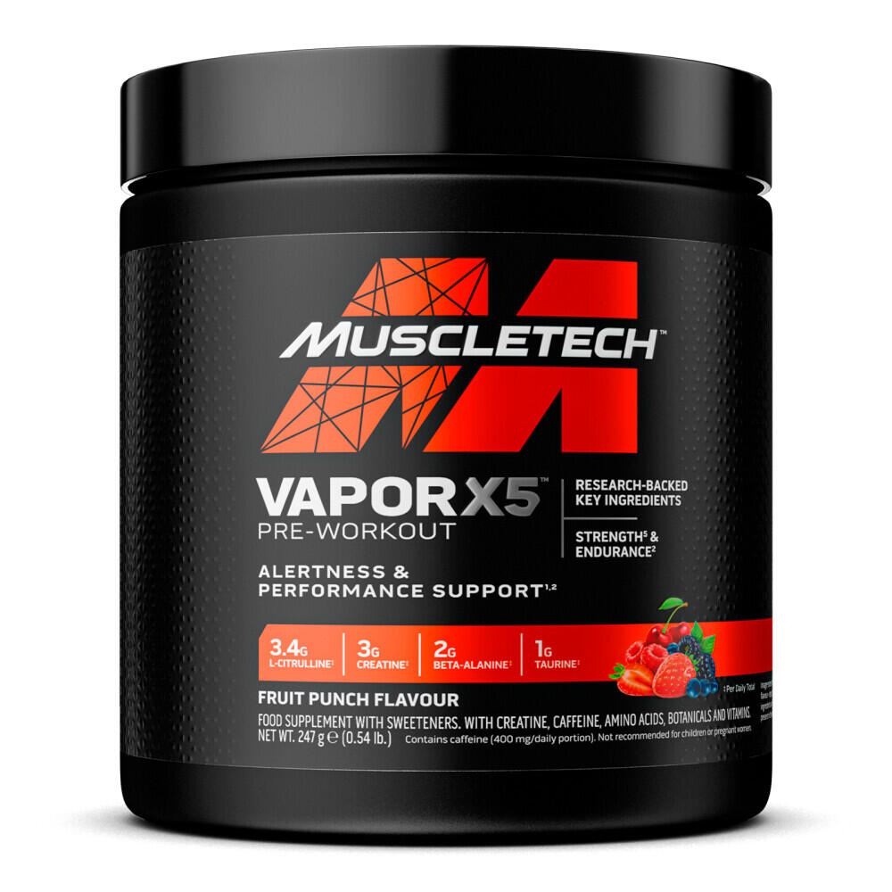 MuscleTech Vapor X5 Next Gen 30 Servings Fruit Punch