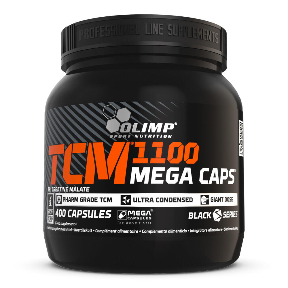 Olimp Sport - Créatine Monohydrate - Tcm 1100 Mega Caps - Créatine - 400 G - Decathlon
