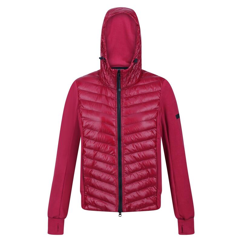 "Kelton" Hybridjacke für Damen Rot/Schwarz