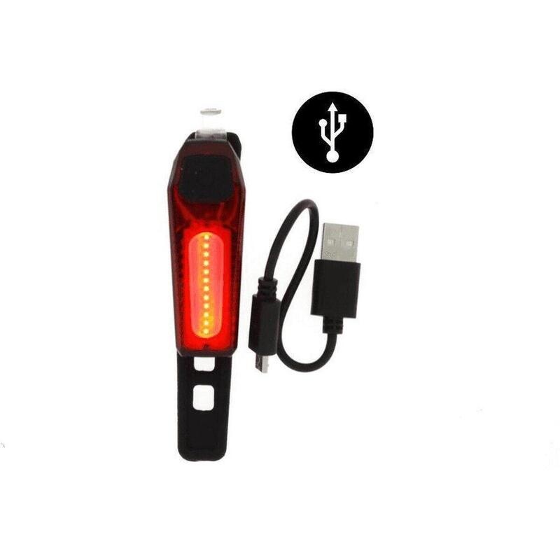 Lumină de bicicletă, lumină spate, LED roșu, 80 lumeni