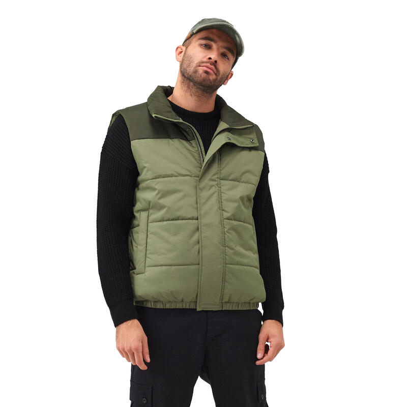 Veste sans manches HAWFINCH Homme (Vert / Kaki foncé)