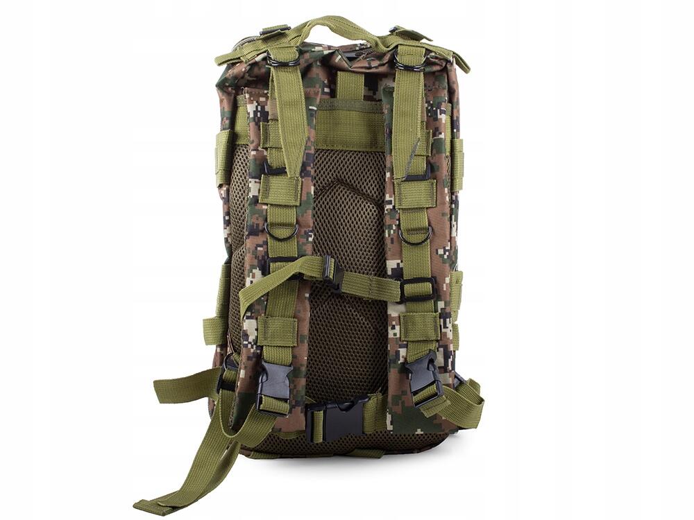 Mochila de senderismo Woodland Camo de 30 litros 3/7