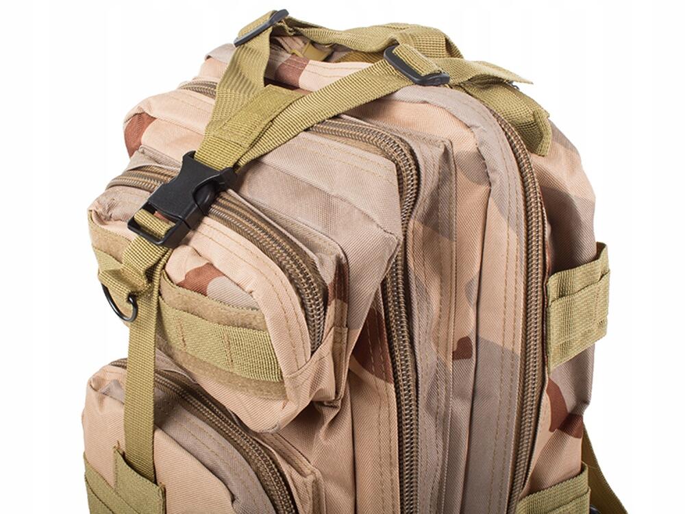 Mochila de senderismo Survival Camo de 30 litros 6/7