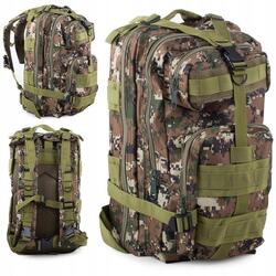 Sac à dos militaire tactique survie Woodland Camo 30 Litres