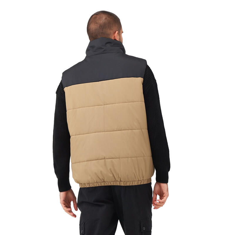 Veste sans manches HAWFINCH Homme (Beige foncé / Noir)