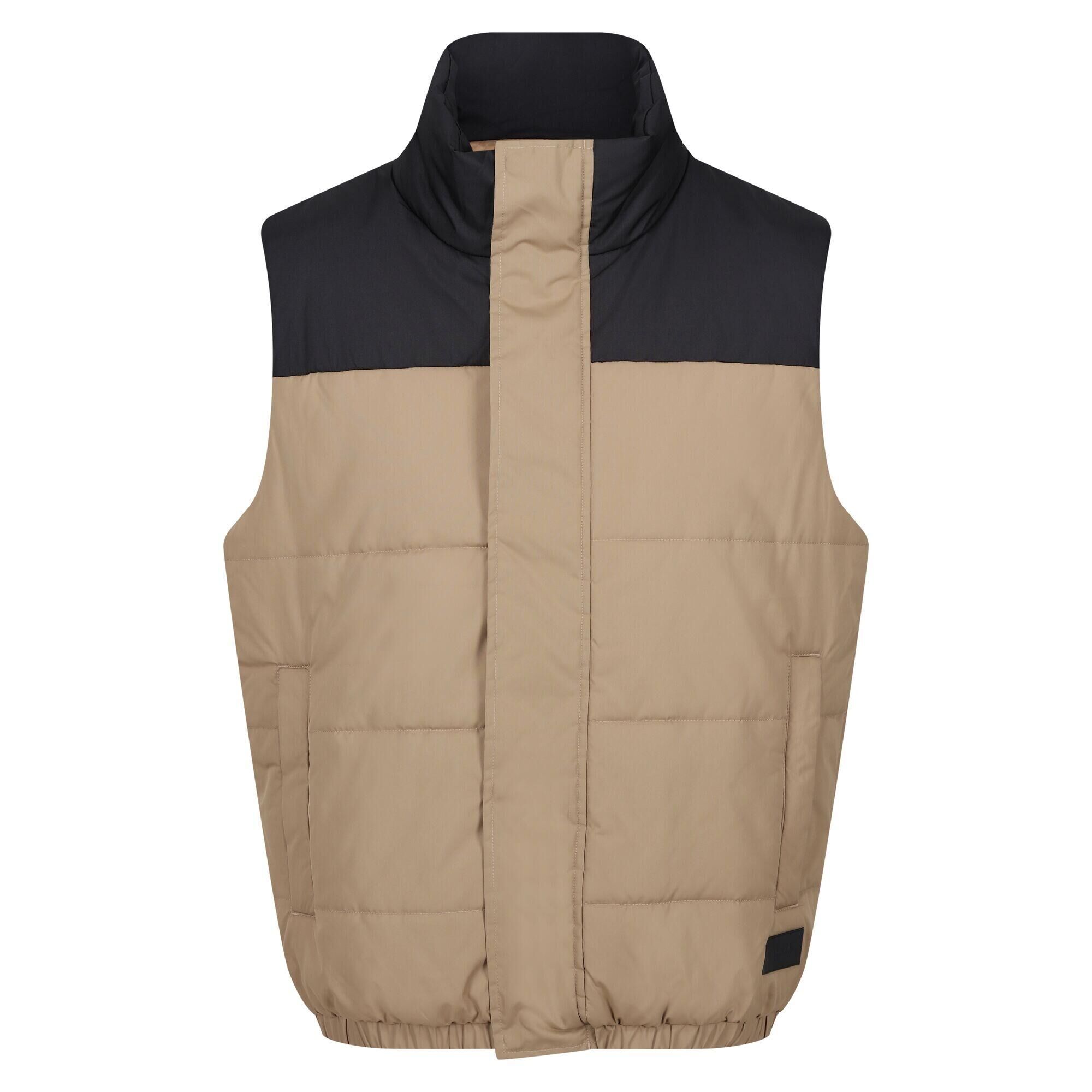 REGATTA Mens Hawfinch Baffled Gilet (Gold Sand/Black)