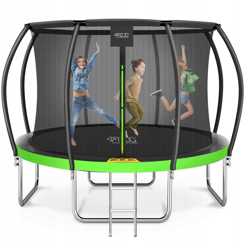 Trampolina ogrodowa dla dzieci 4FIZJO 374cm 12ft