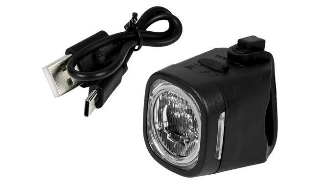 Fietslamp Voorlicht LED USB Oplaadbaar Wit Fiets Verlichting 2/3