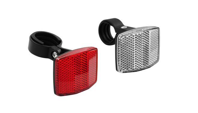 BENSON Fiets Reflectoren Set - Wit en Rood
