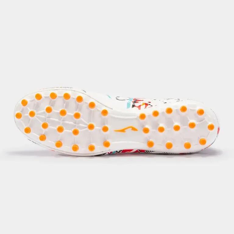 Ghete fotbal Joma EVOLUTION, iarba artificiala, Negru/Portocaliu, 41 6/6
