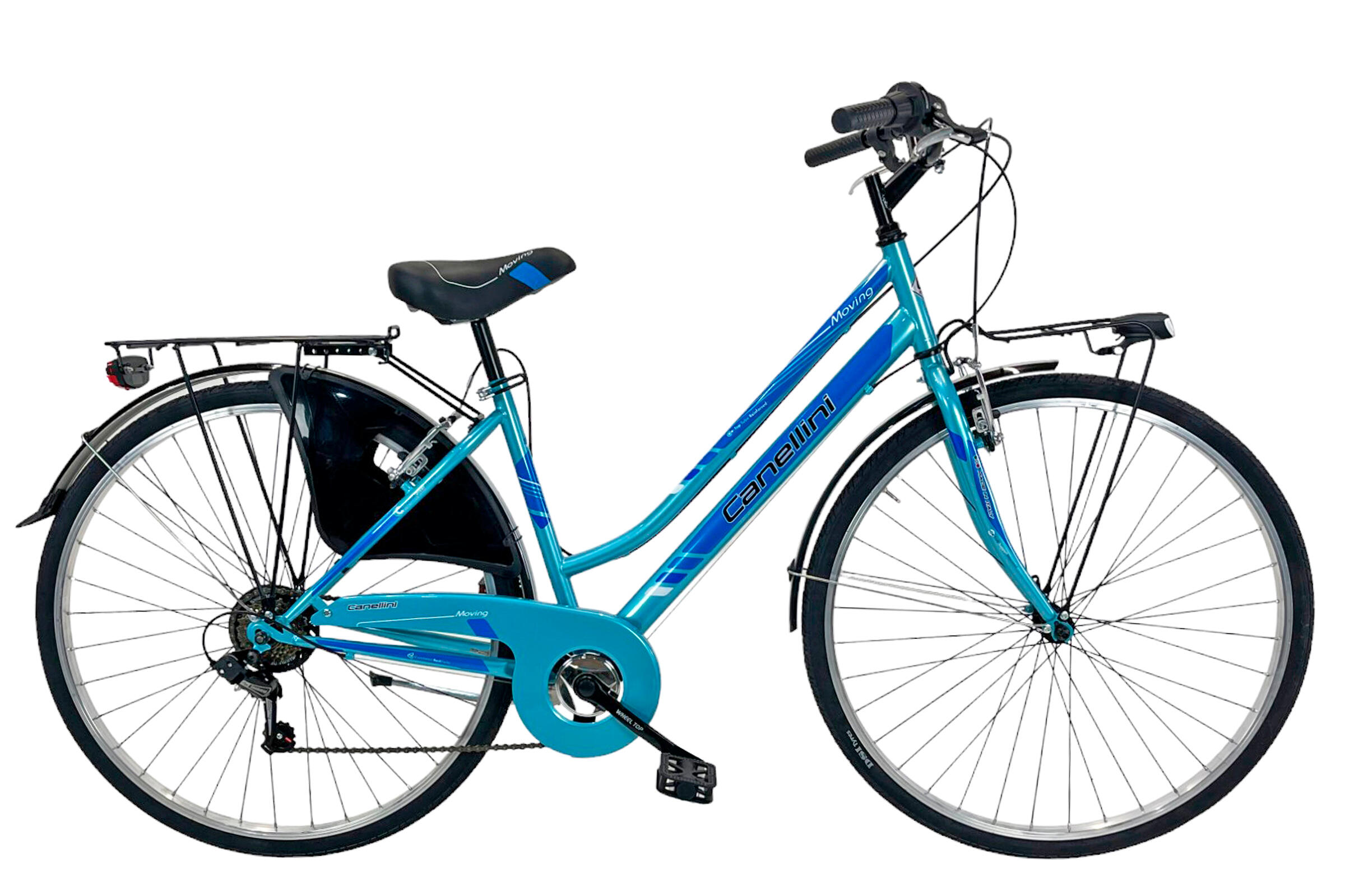 Stadsfiets MOVING 28" dame  - Lichtblauw 5/5