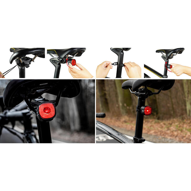Vayox VA0157 SMART hátsó kerékpár lámpa 100lm piros lámpa STOP érzékelő