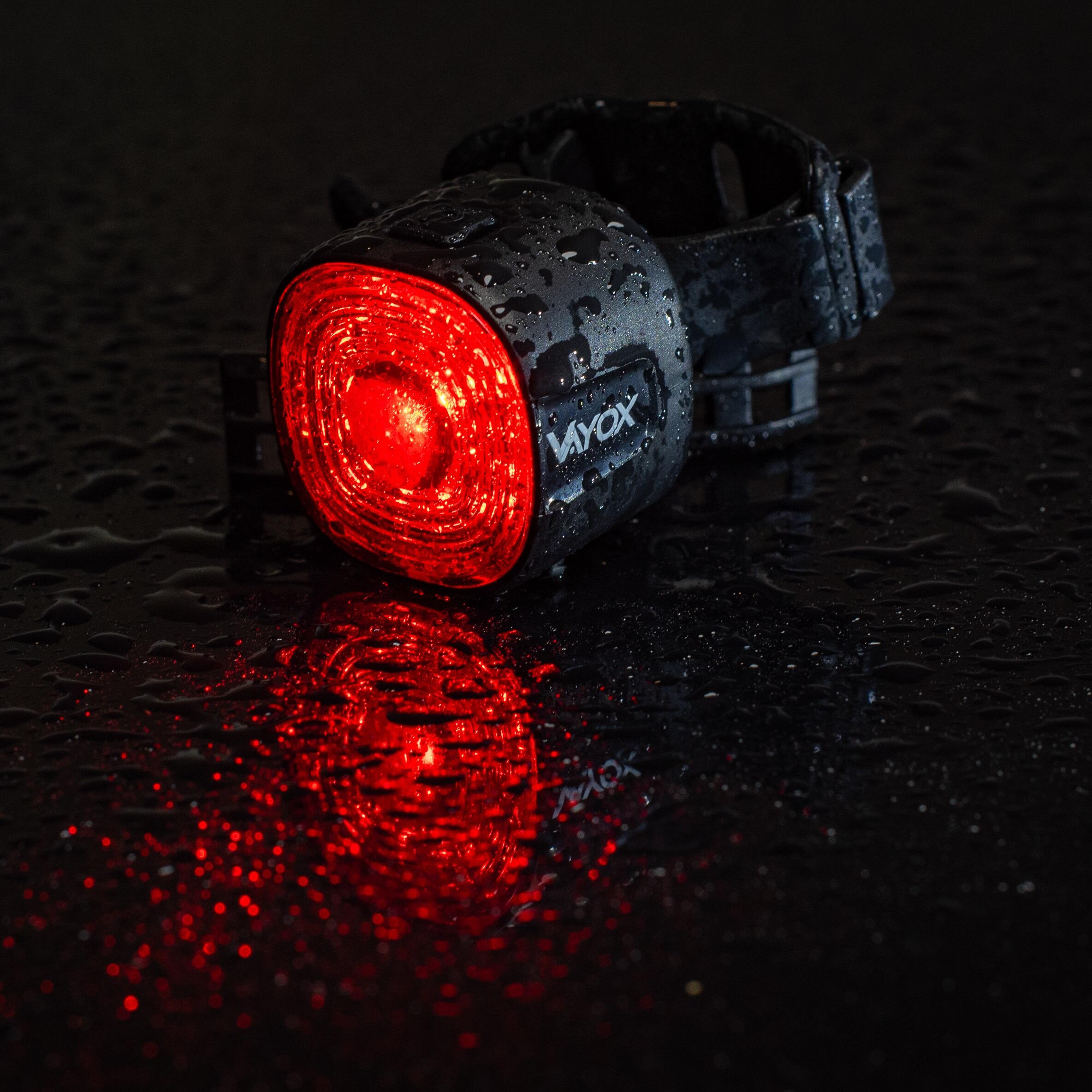 Luce posteriore per bici Vayox VA0157 SMART 100 lm, luce rossa, sensore STOP 4/7