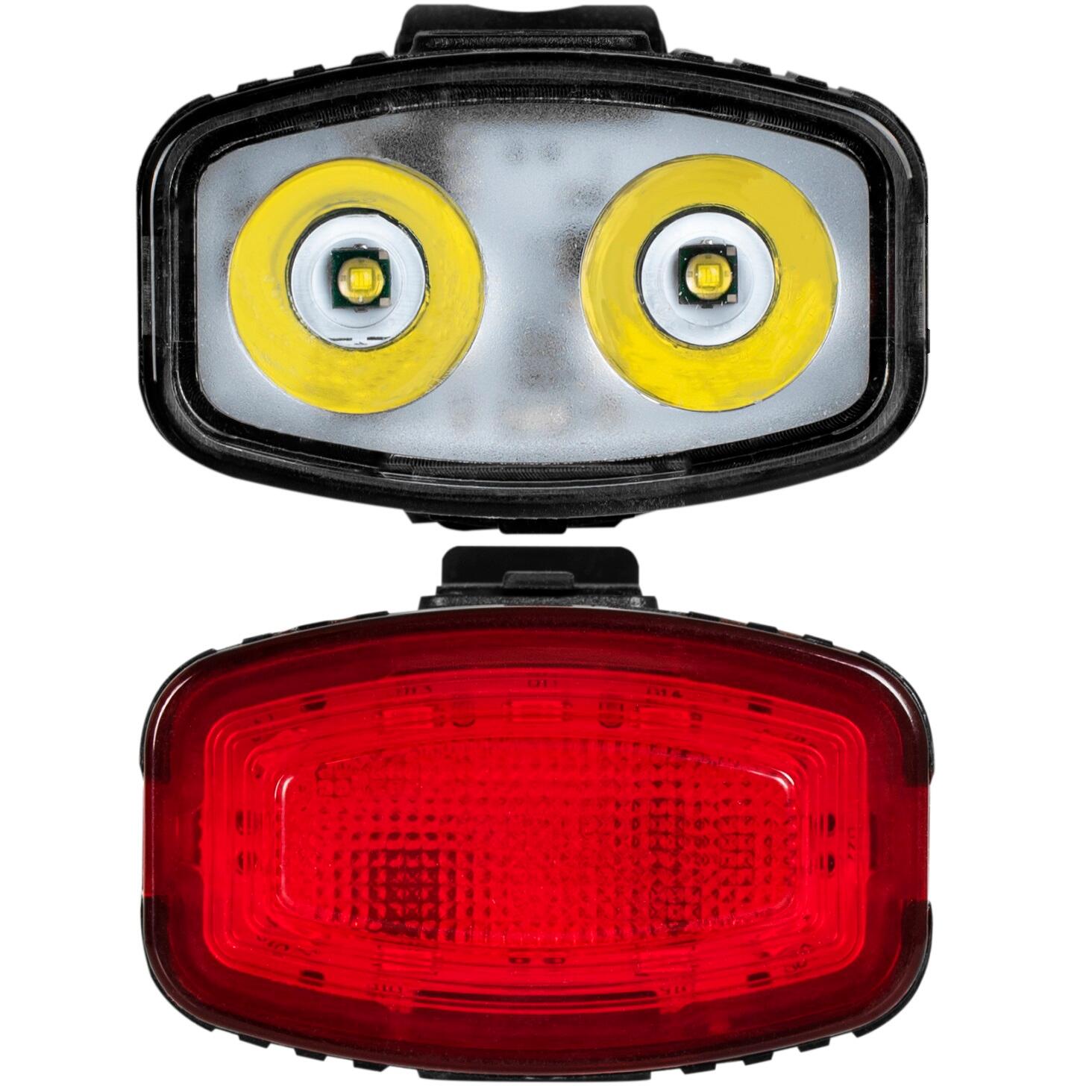 Set di luci per bici anteriore e posteriore Vayox VA0155 200 lm bianco e rosso 3/7