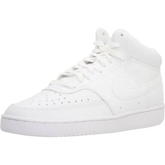 Baskets Femme Baskets Nike COURT VISION MID Blanc Blanc Nike