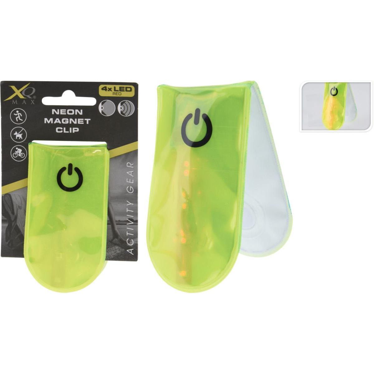 Magnetyczny klips odblaskowy Xqmax 4 led 2/3