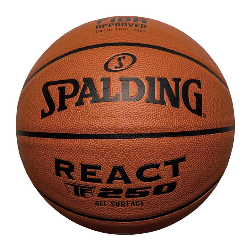 Frauen-Basketball Spalding React TF-250 Indoor Outdoor Größe 6 FIBA-Logo