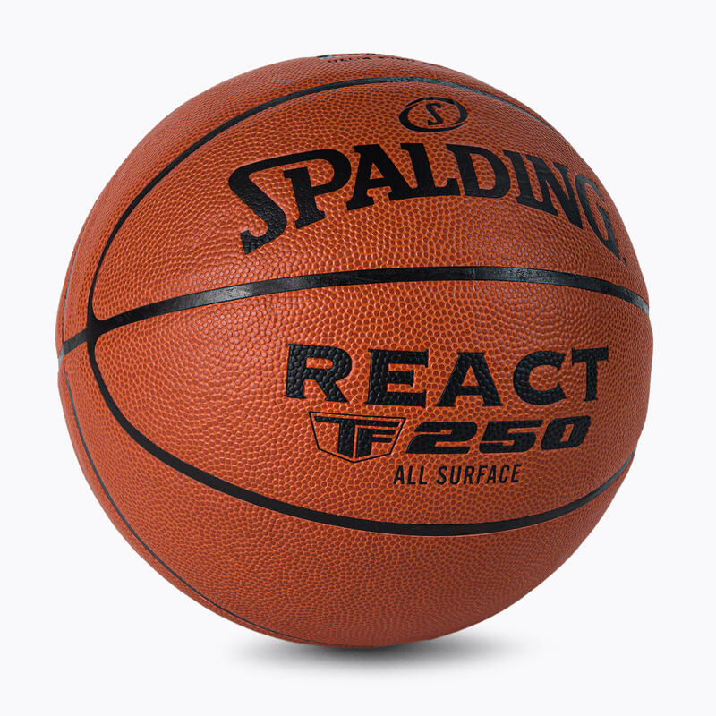 Piłka do koszykówki męska Spalding React TF-250 Indoor Outdoor rozmiar 7