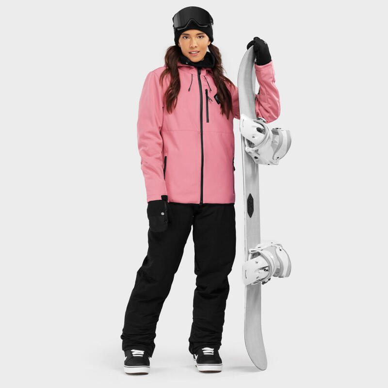 Jacke Wintersport SIROKO W2-W Lollipop Bubblegum Pink Damen