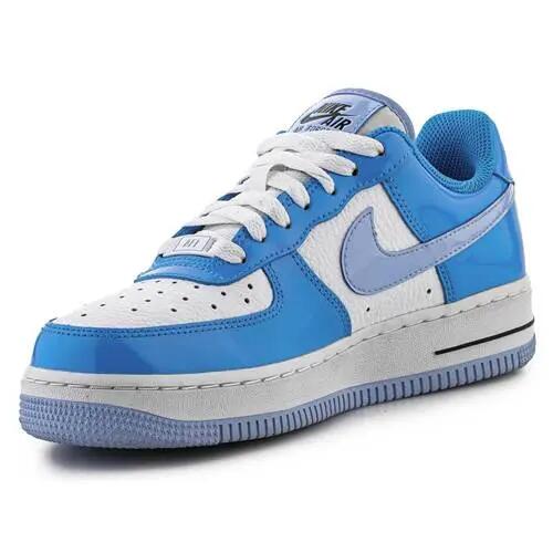 Chaussures Nike Air Force 1 Low Bleu/Blanc 3/6