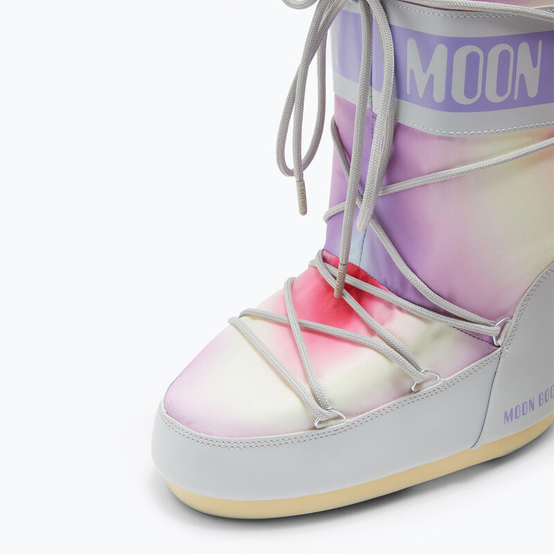 Stivali da neve da ghiacciaio Moon Boot Icon Tie Dye da donna