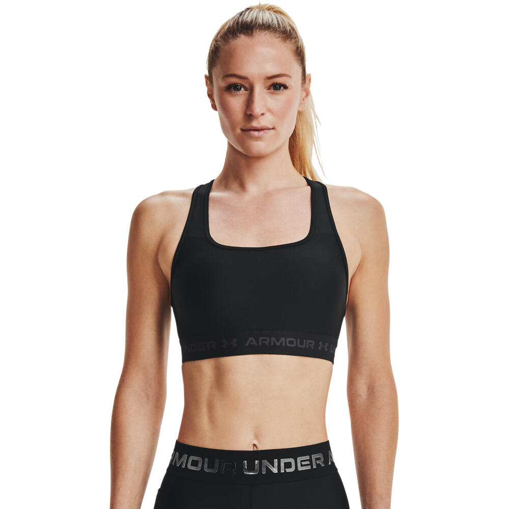 Under Armour Crossback Bra Schwarz Dame 3/7