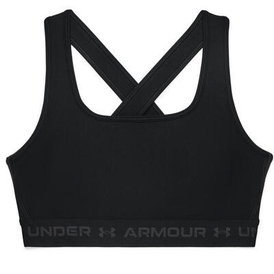 Under armour crossback bh zwart vrouwen